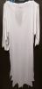 Adult Female Costumes to Hire - White Zombie Ghost Dress